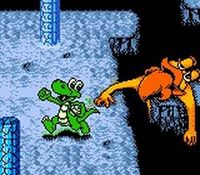 une photo d'Ã©cran de Croc 2 sur Nintendo Game Boy Color